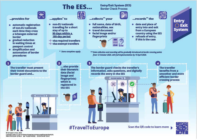 Infographic Border Check Process English Digital